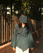 MEERA- Green Wrap Co-Ord