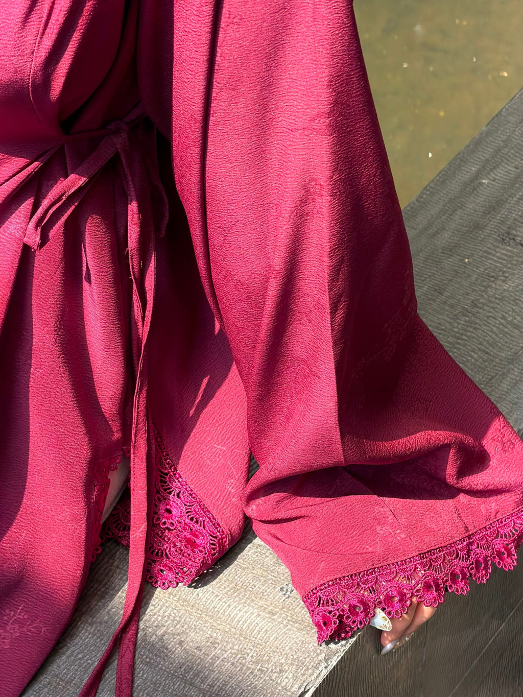 FITOOR — Maroon Full Sleeve Top Co-ord Set