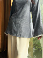 Heer Ocean Blue Short Kurti Set