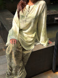 FALAQ — Light Green Farshi Salwar Set